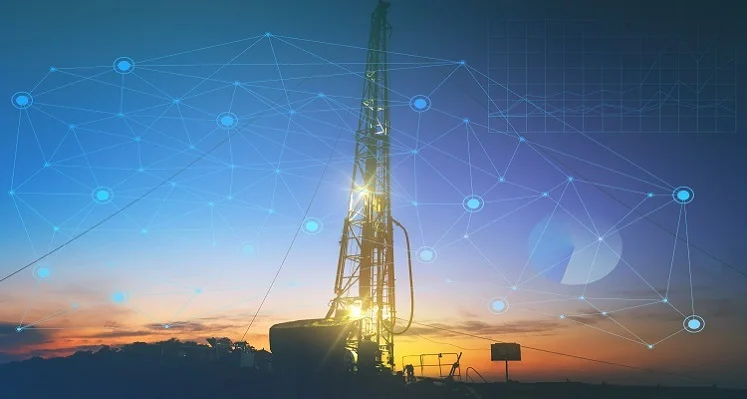 The collaboration will enable TotalEnergies to extract more value from its data. (Image source: Adobe Stock) digital_oil_rig