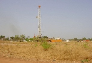 Oil rig Africa Onshore